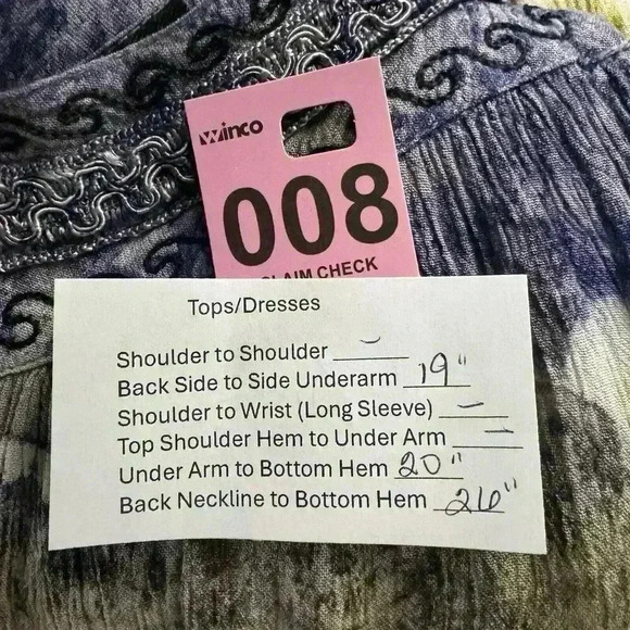 Rima BeachWorld Tank Colorblock Embroidered Womens One Size Fits Most - Picture 10 of 10